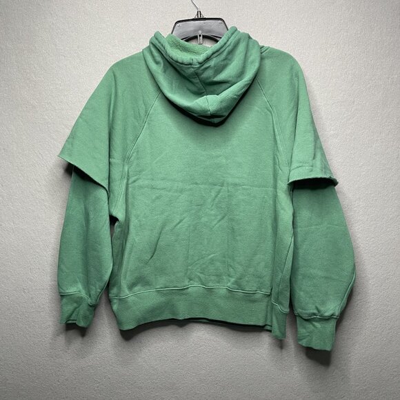 PLAYBOY by Pacsun Wo's Pullover Green Cotton-Blend Hoodie Pocket XS - Picture 5 of 6
